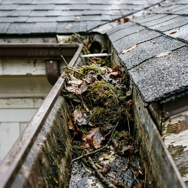 Severe gutter clog clearing in Fort Sanders, TN – Professional debris removal