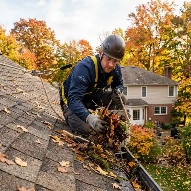 Professional soft wash roof cleaning in Fountain City, TN - HOA algae removal.